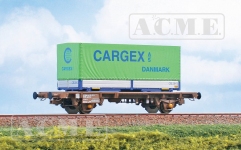 ACME 40514 - H0 - Flachwagen Cargex, DSB, Ep. V